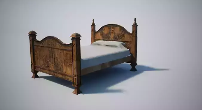 Wooden Bed
