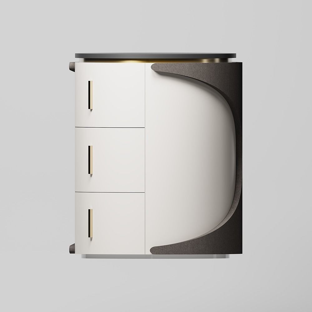 Bedside table 3D model_3