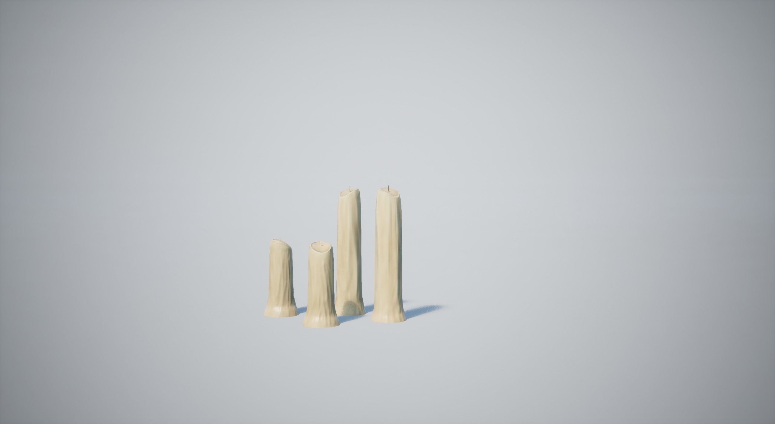 Candles Asset Pack Low-poly 3D model_15