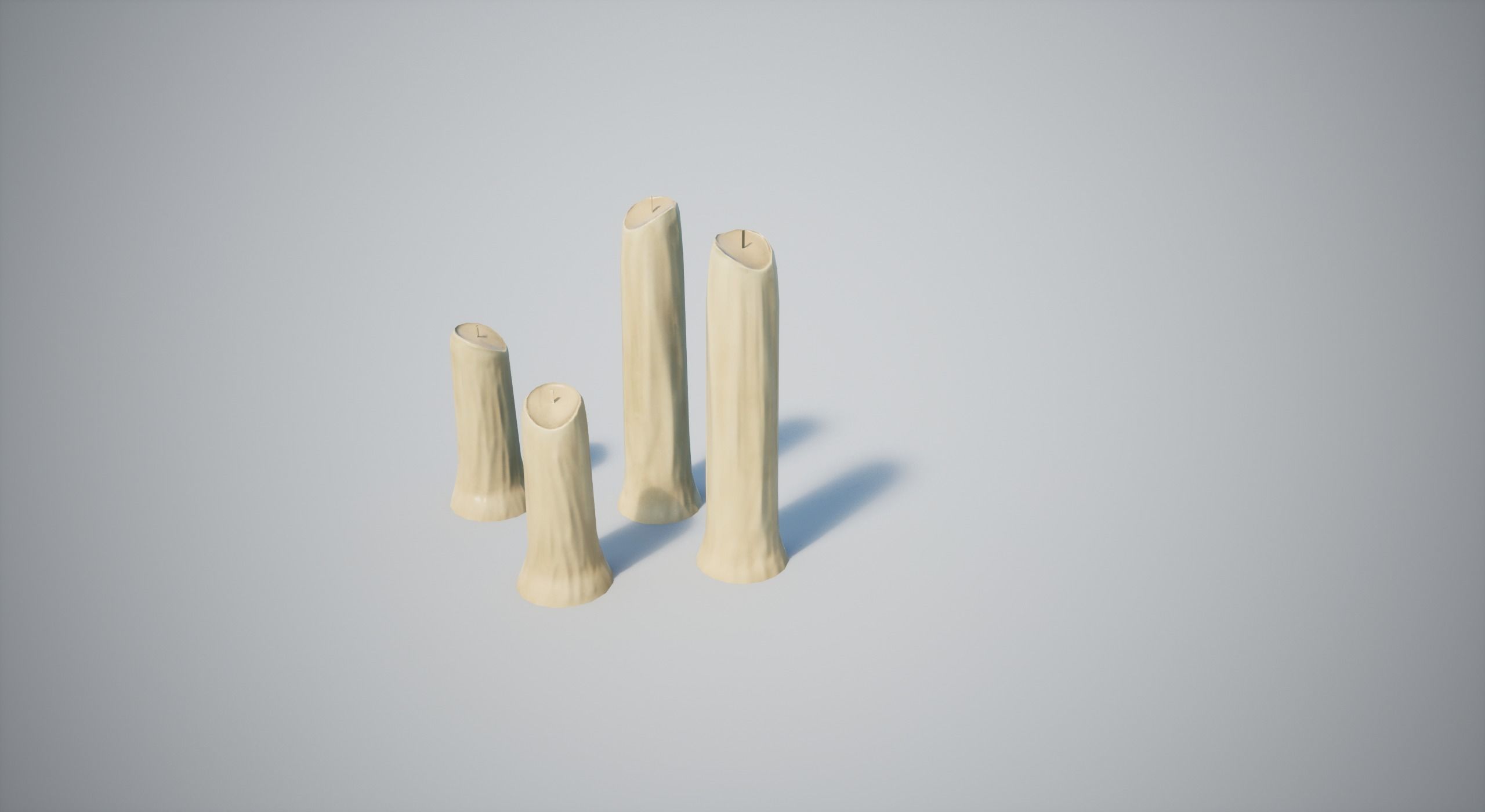 Candles Asset Pack Low-poly 3D model_13