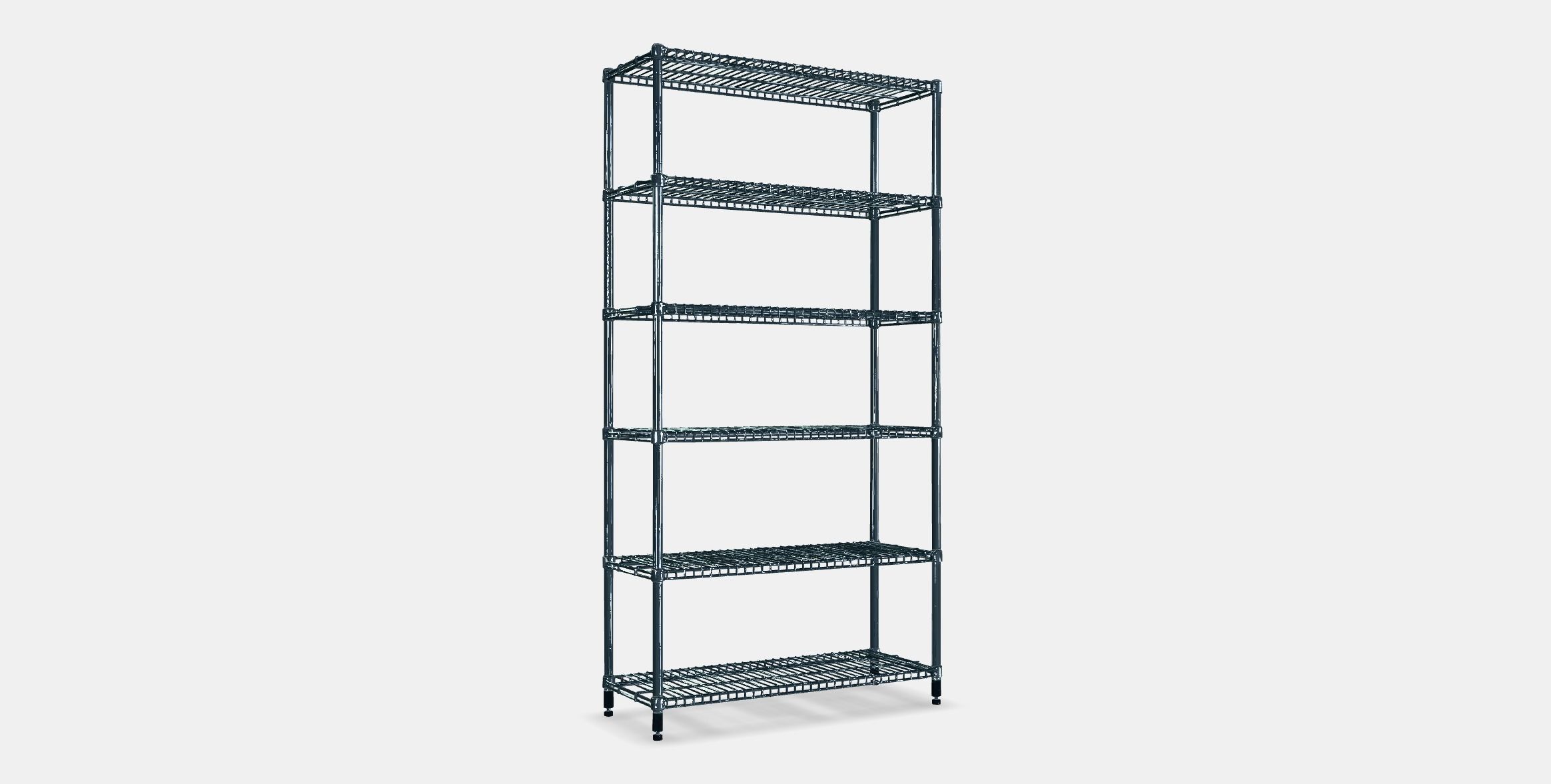 OMAR 1 shelf section Low-poly 3D model_16