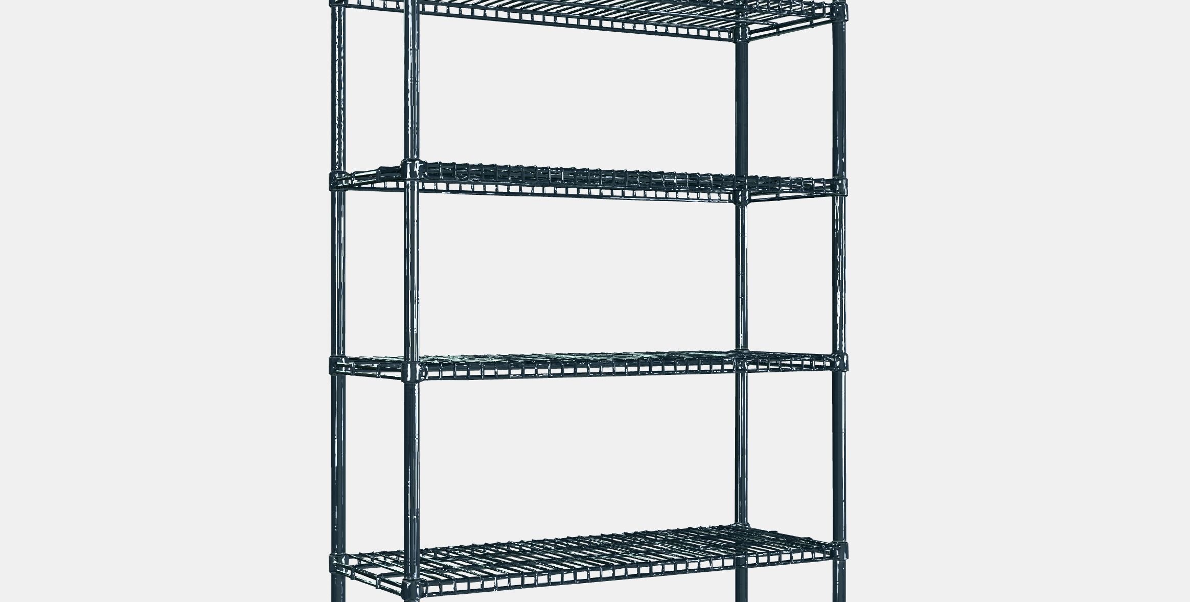 OMAR 1 shelf section Low-poly 3D model_3