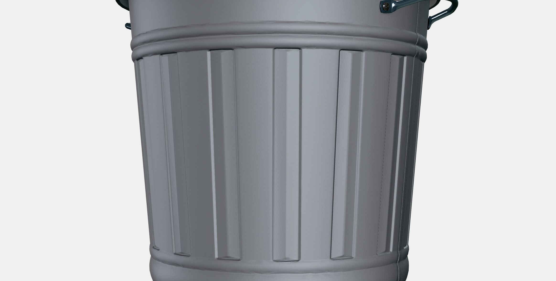 KNODD Bin with lid Low-poly 3D model_7