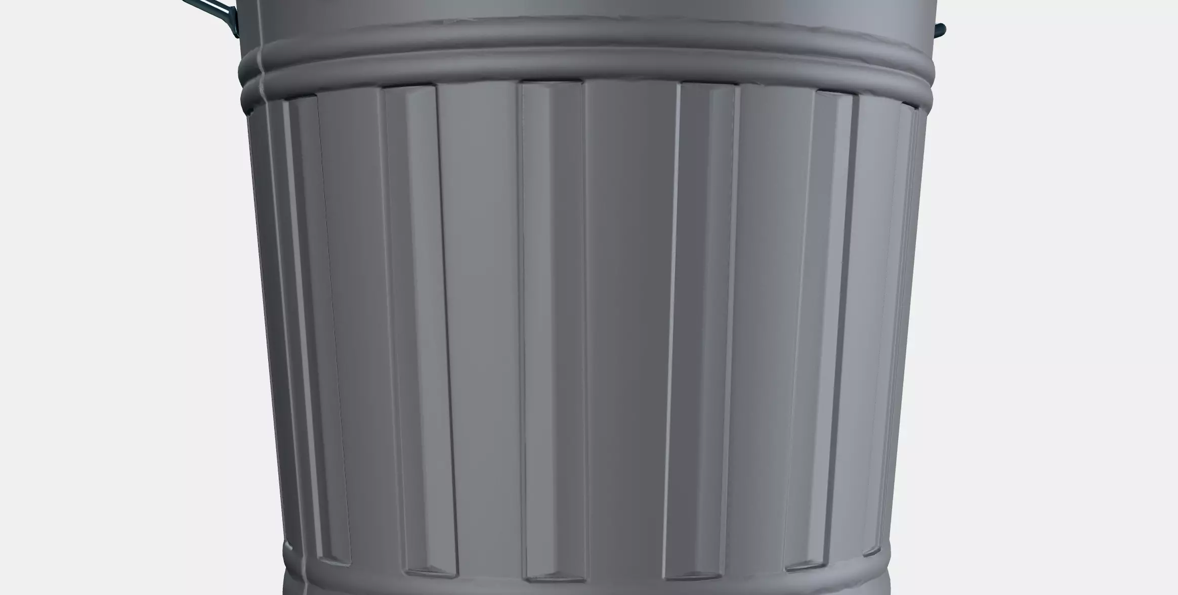 KNODD Bin with lid Low-poly 3D model_0