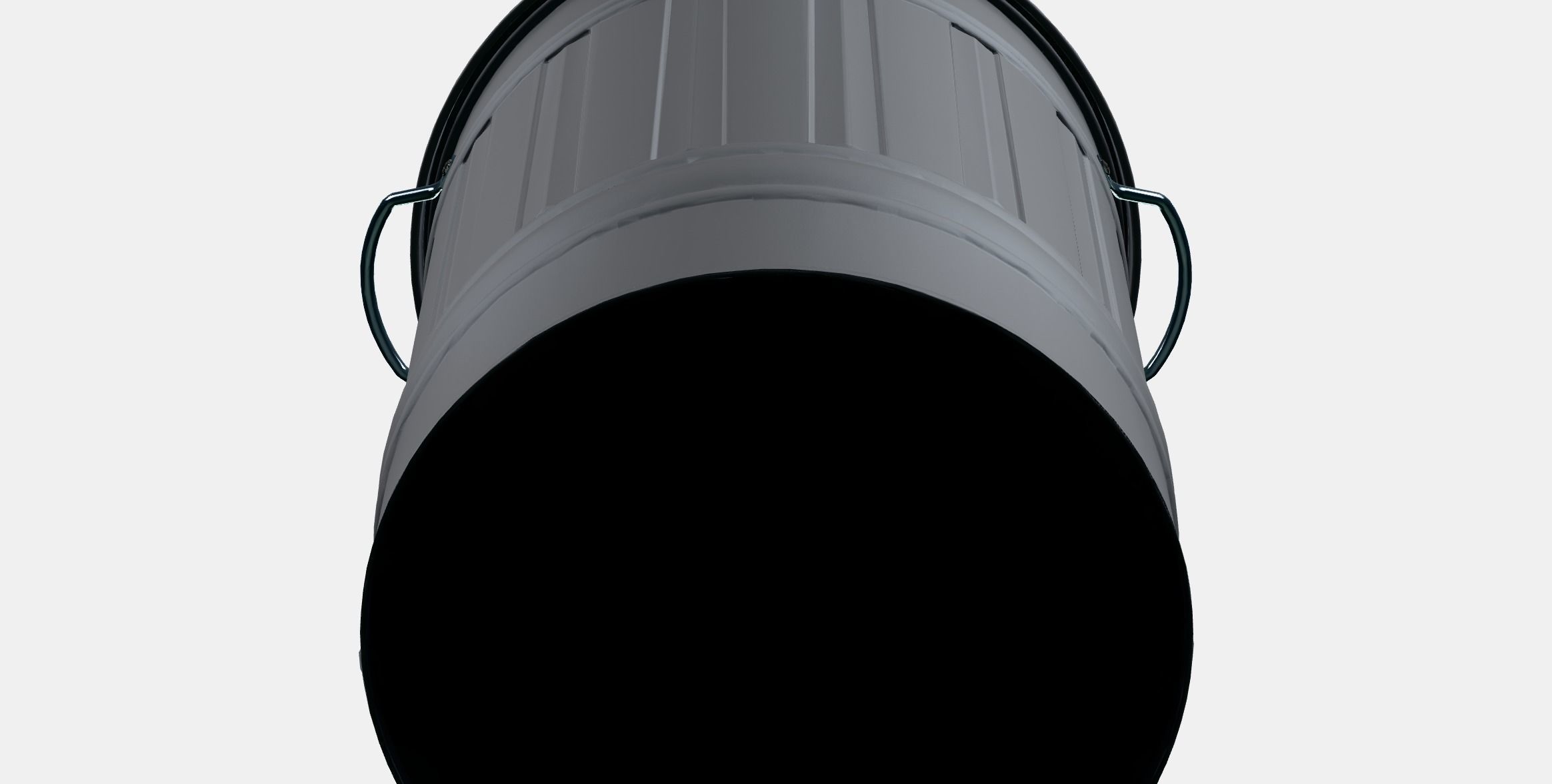 KNODD Bin with lid Low-poly 3D model_8