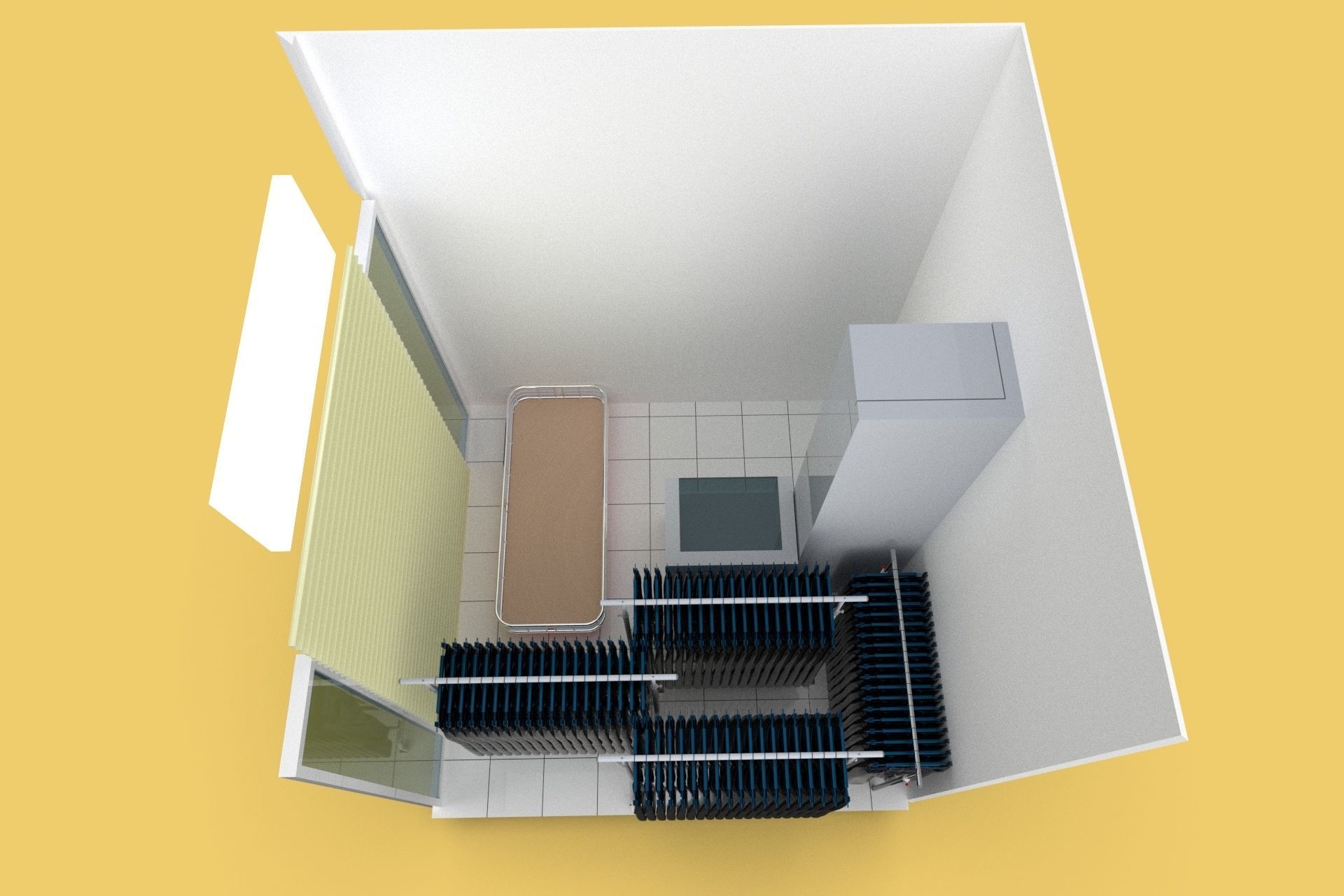 DRESS CLOTH SHOP STORE BOUTIQUE INTERIOR ROOM 3D model_1