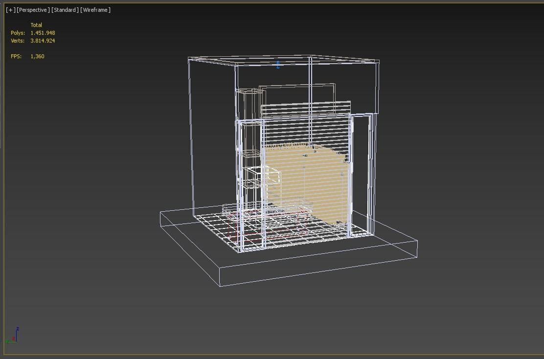 DRESS CLOTH SHOP STORE BOUTIQUE INTERIOR ROOM 3D model_11