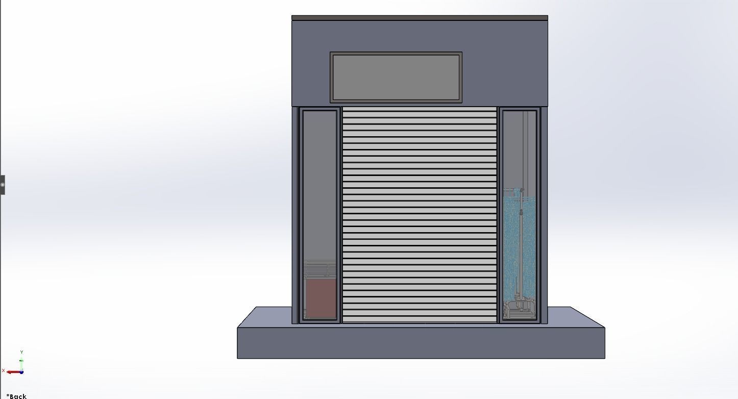 DRESS CLOTH SHOP STORE BOUTIQUE INTERIOR ROOM 3D model_12