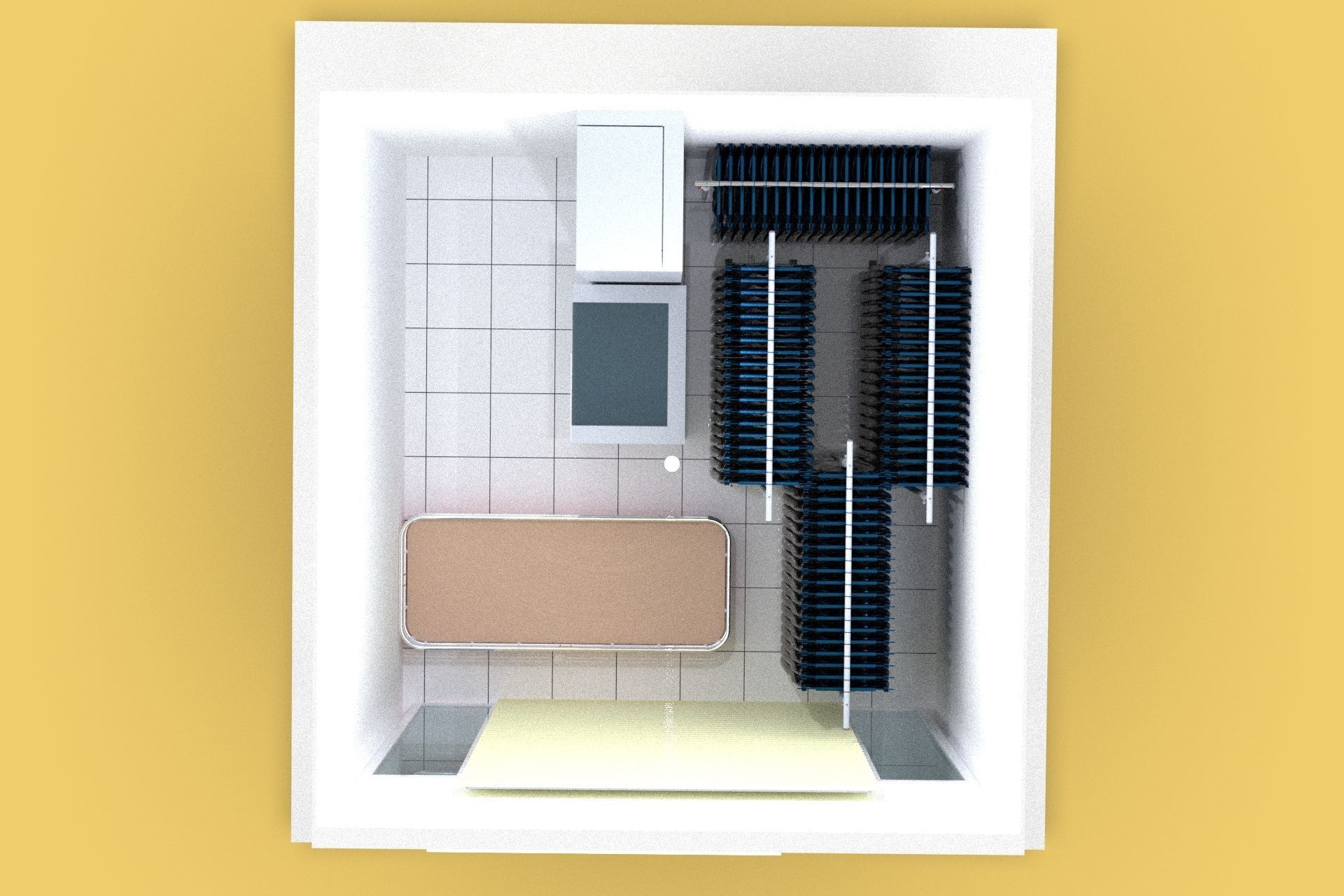 DRESS CLOTH SHOP STORE BOUTIQUE INTERIOR ROOM 3D model_3