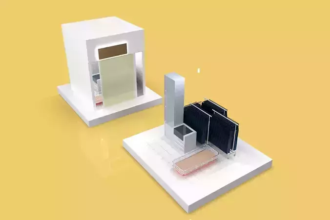 DRESS CLOTH SHOP STORE BOUTIQUE INTERIOR ROOM 3D model
