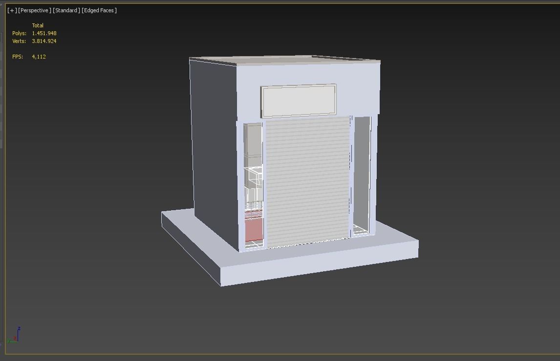 DRESS CLOTH SHOP STORE BOUTIQUE INTERIOR ROOM 3D model_10