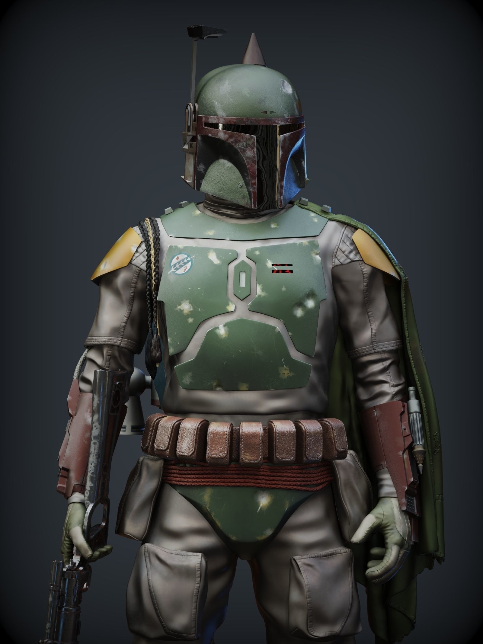 BOBA FETT ROTJ 3D print model_19