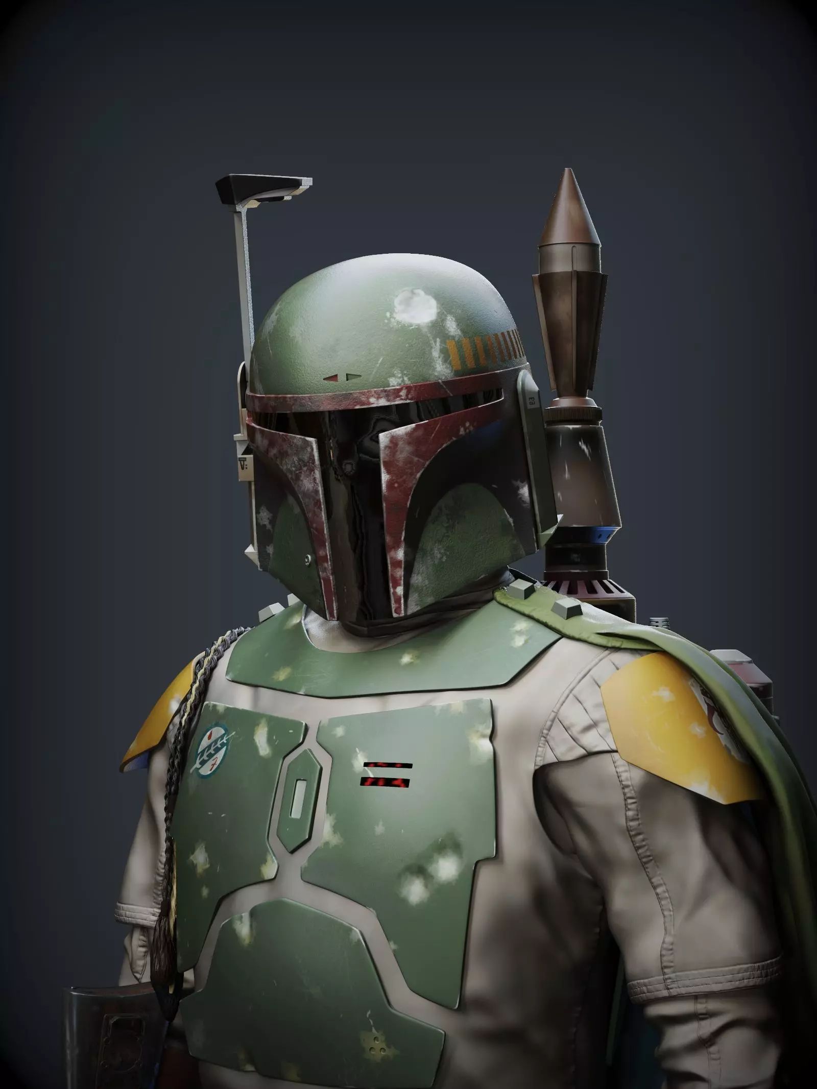 BOBA FETT ROTJ 3D print model_0