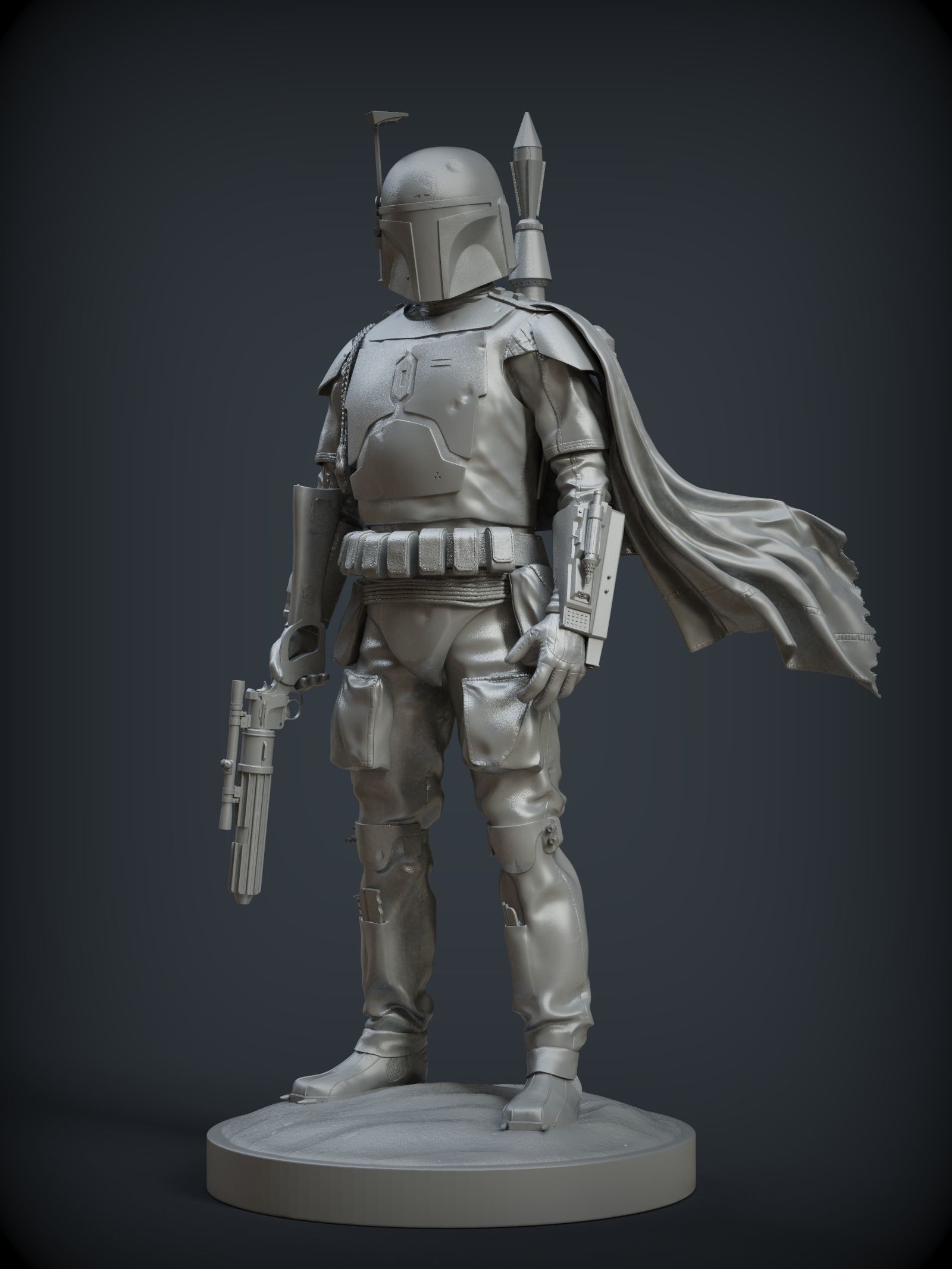 BOBA FETT ROTJ 3D print model_11