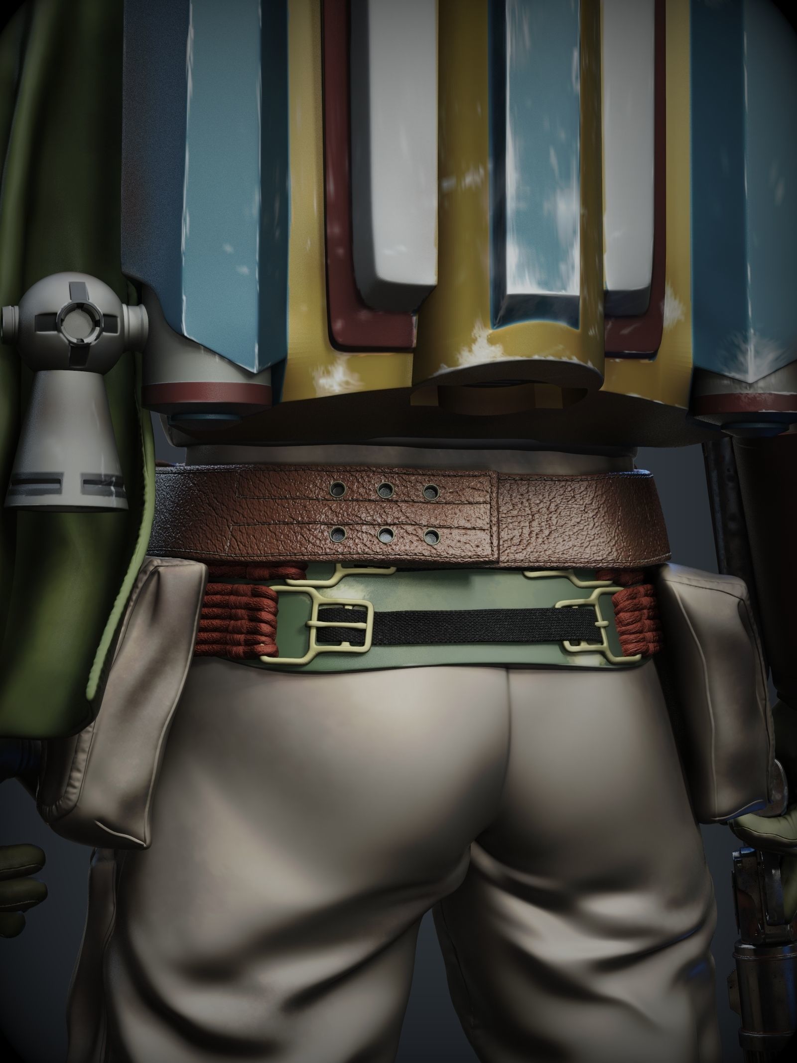 BOBA FETT ROTJ 3D print model_23