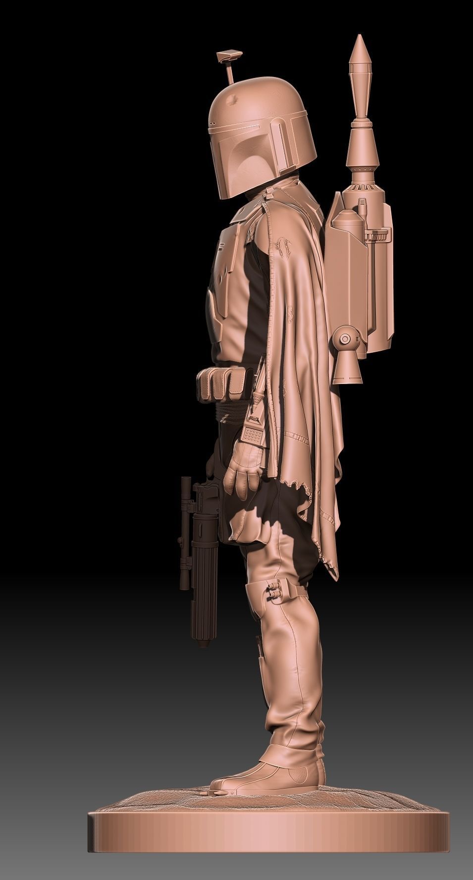 BOBA FETT ROTJ 3D print model_45