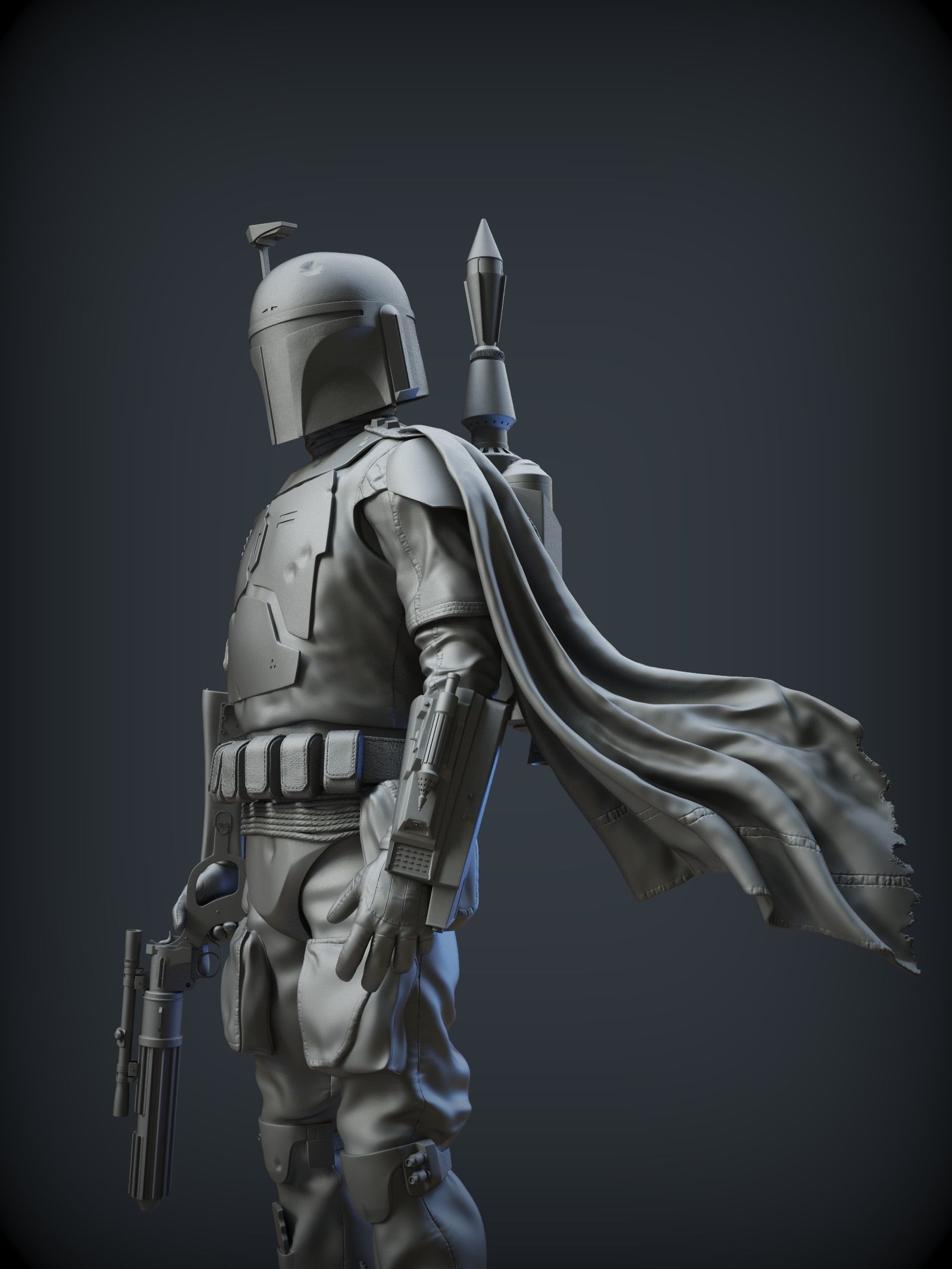 BOBA FETT ROTJ 3D print model_48