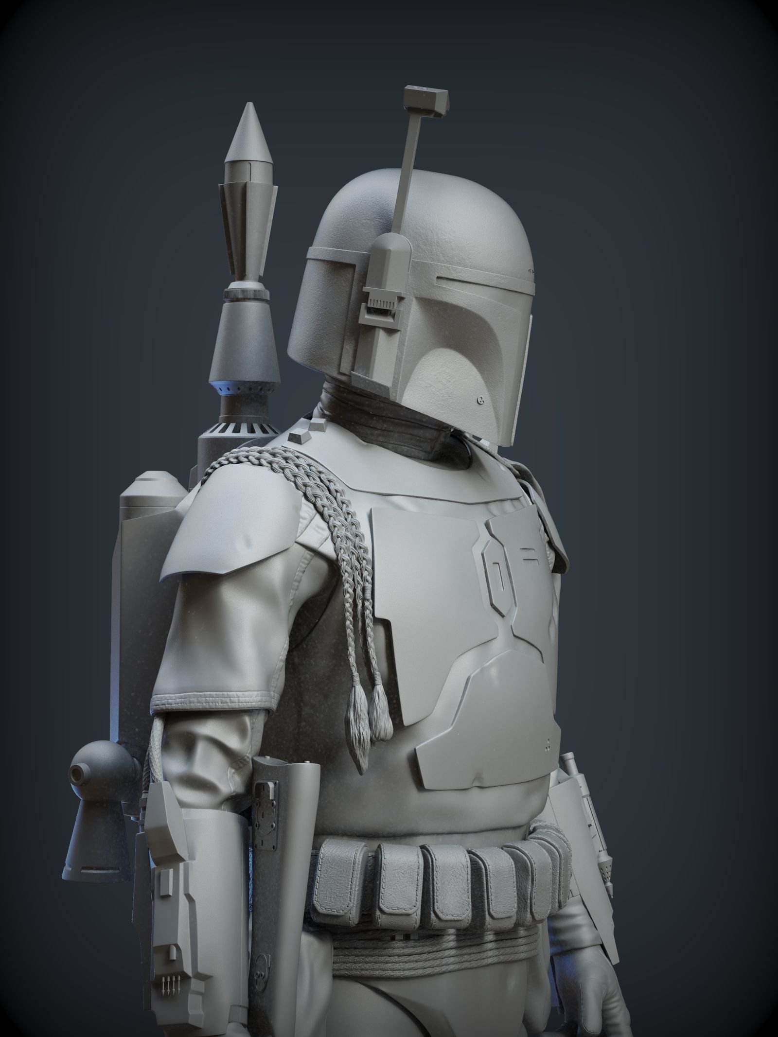 BOBA FETT ROTJ 3D print model_50