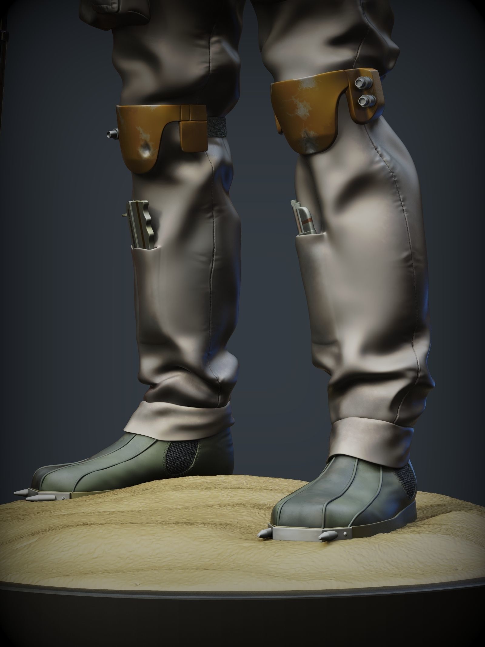 BOBA FETT ROTJ 3D print model_24