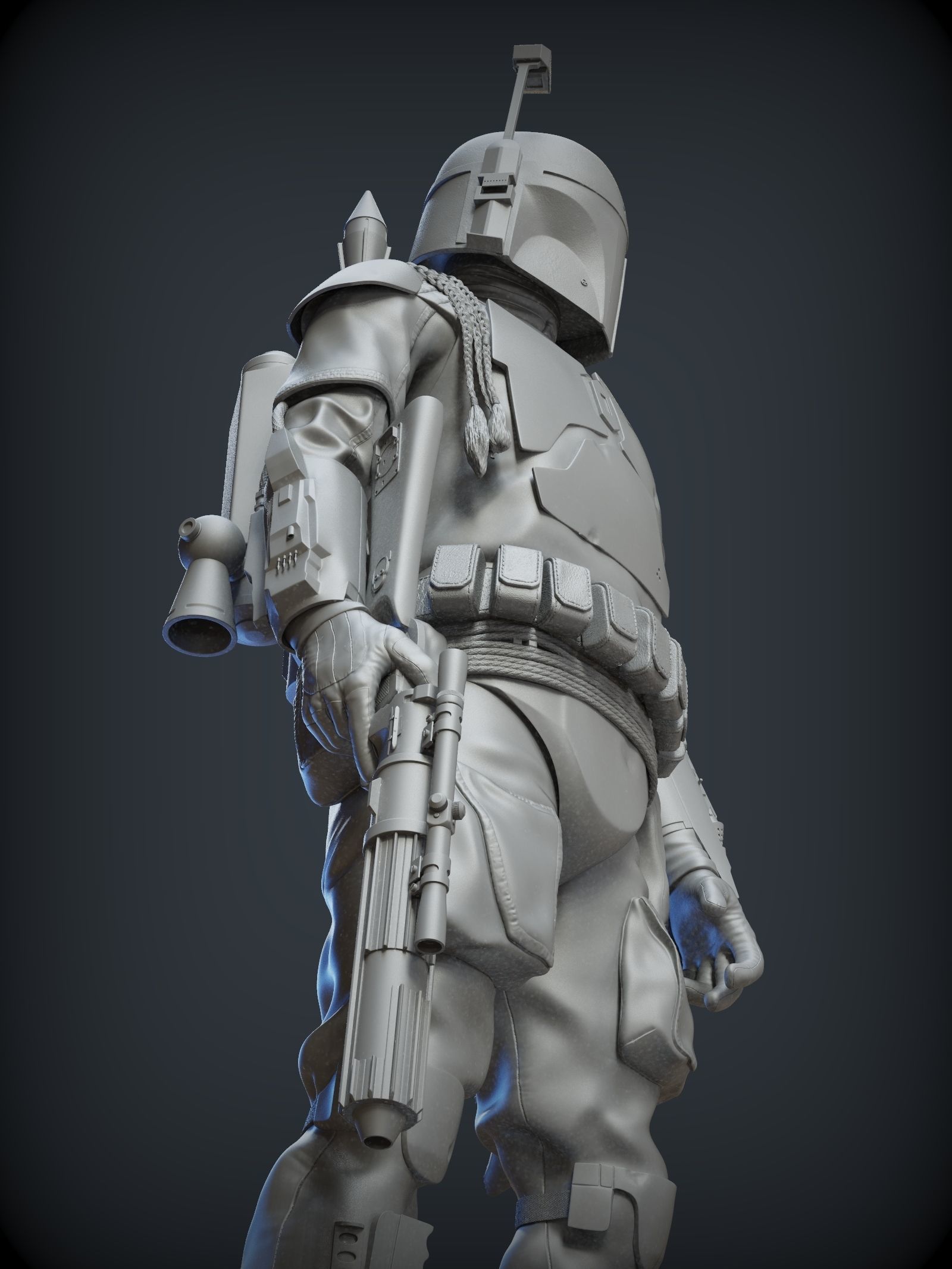 BOBA FETT ROTJ 3D print model_51