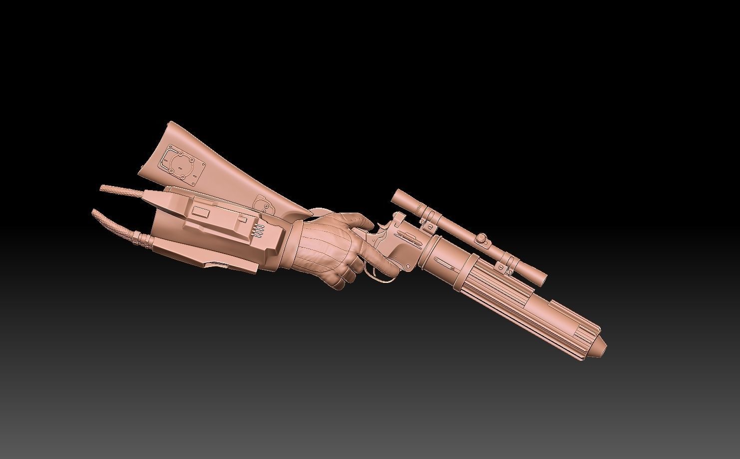 BOBA FETT ROTJ 3D print model_33