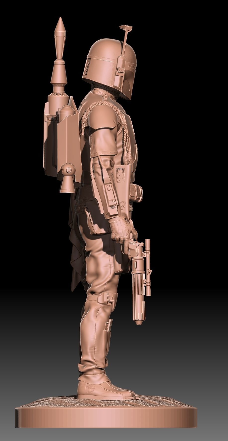 BOBA FETT ROTJ 3D print model_37