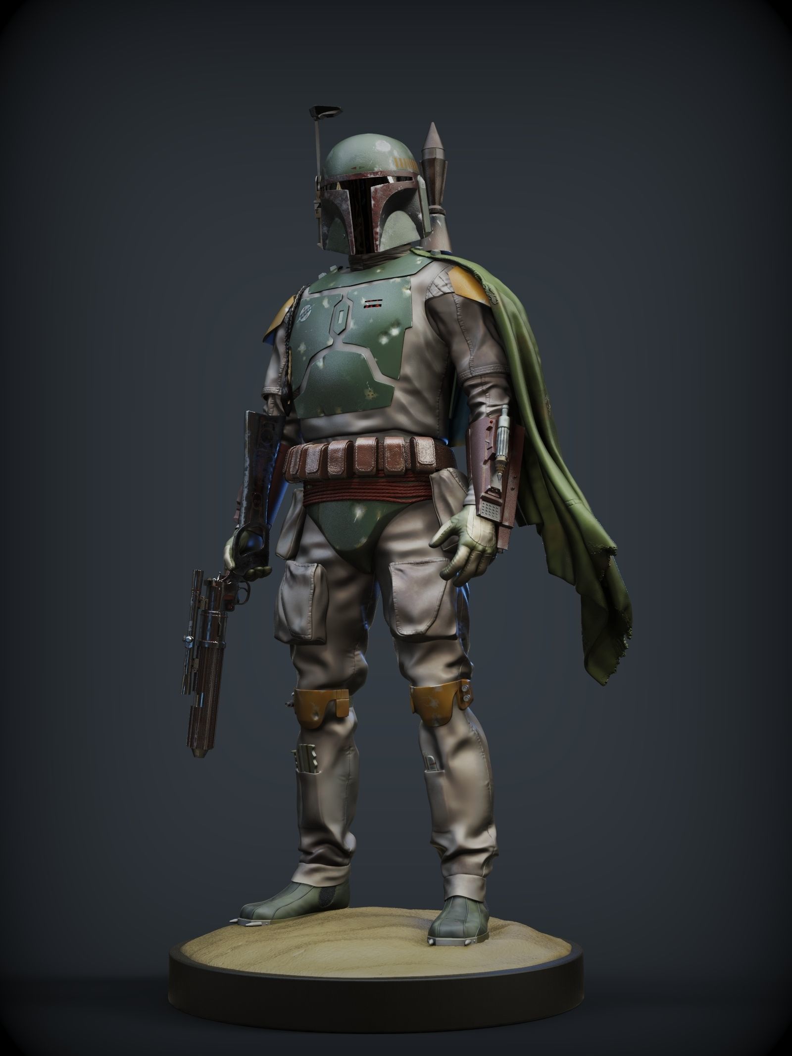 BOBA FETT ROTJ 3D print model_6