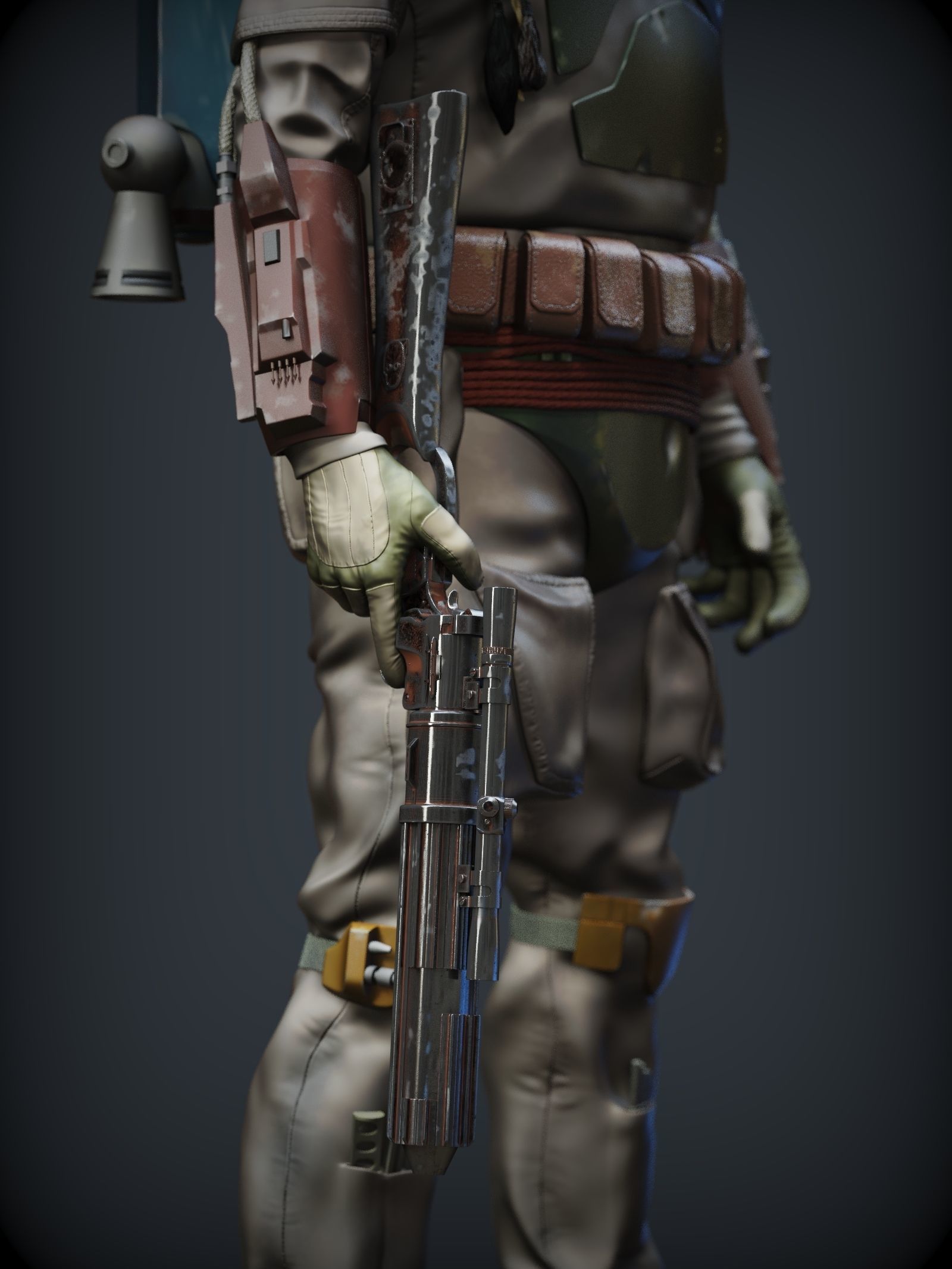 BOBA FETT ROTJ 3D print model_26