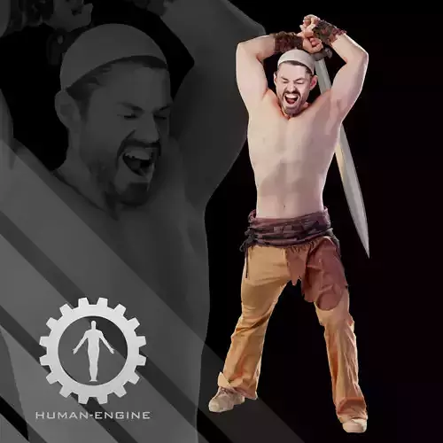 Male Scan - Victor Sword Pose 216