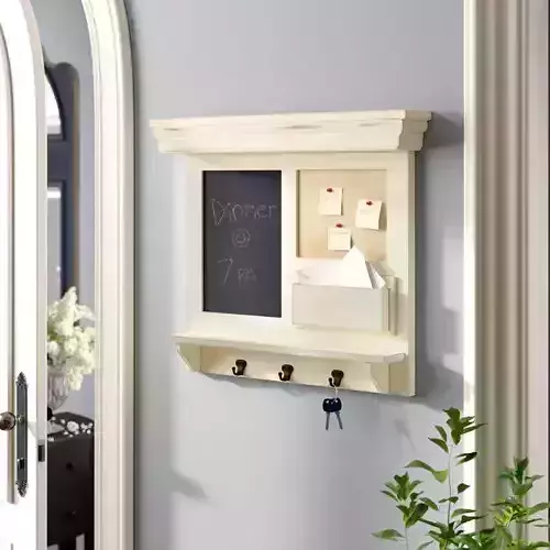 Wood Chalkboard 3D model