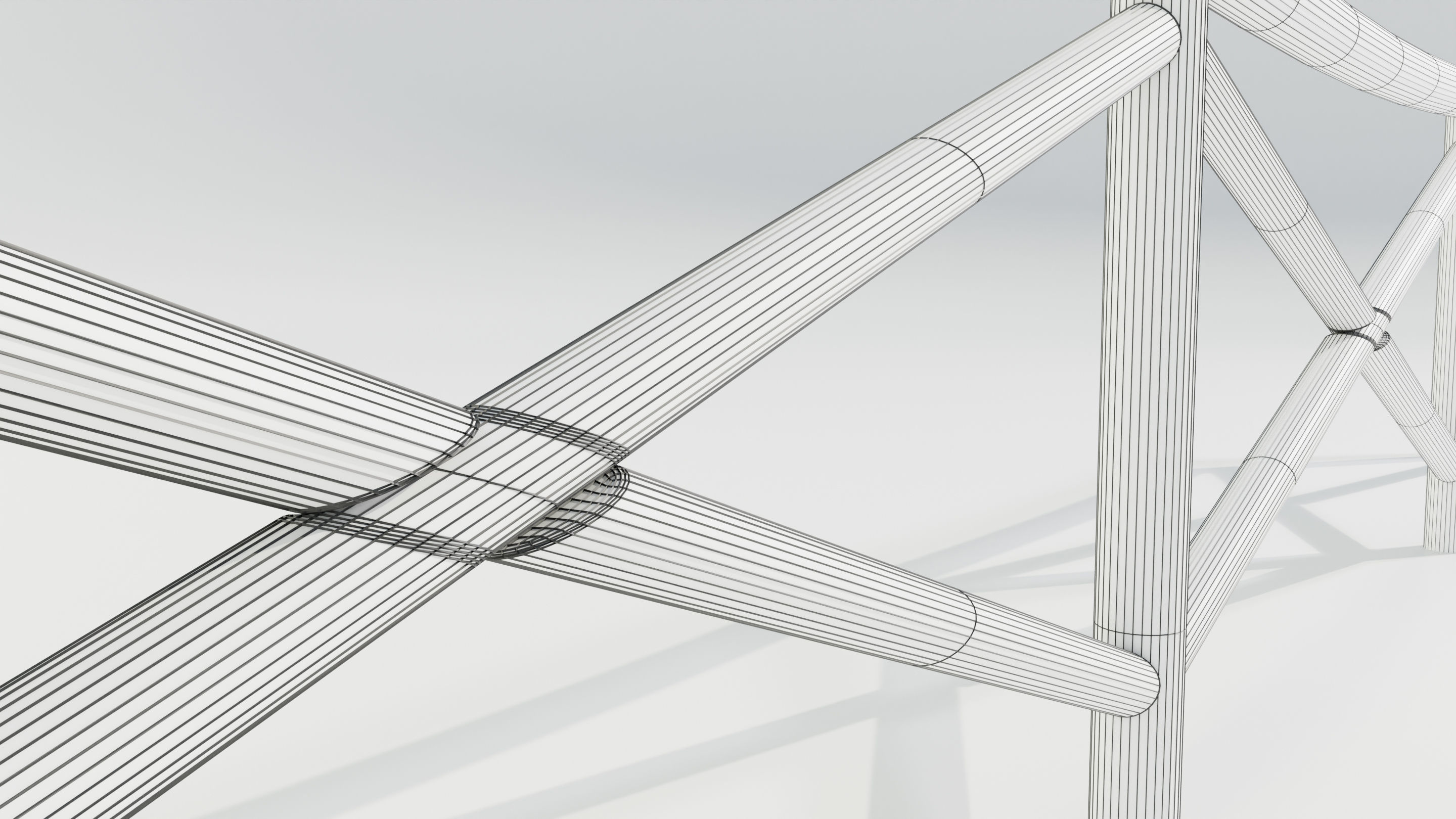 Wooden Fence 3D model_17