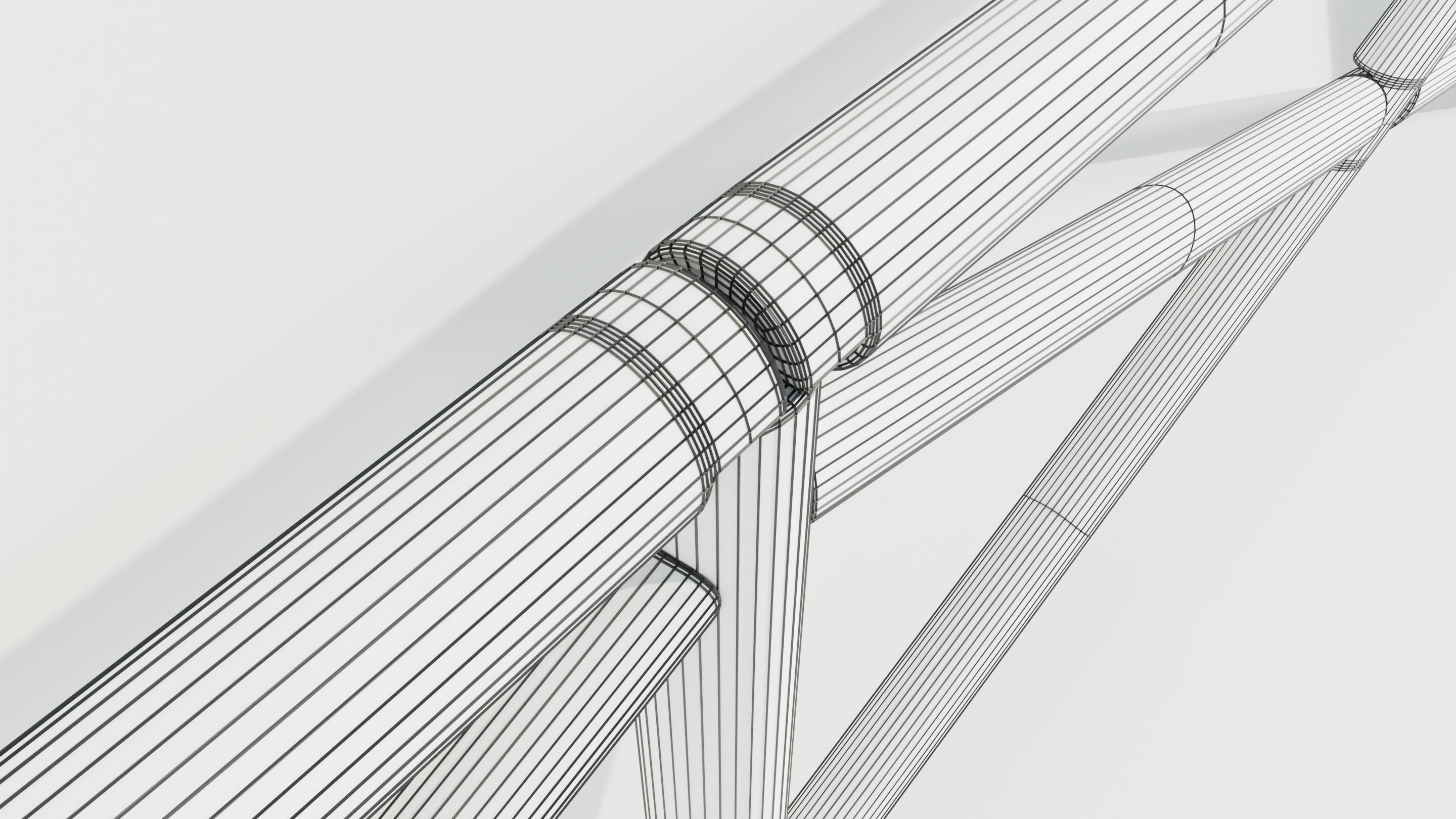 Wooden Fence 3D model_18