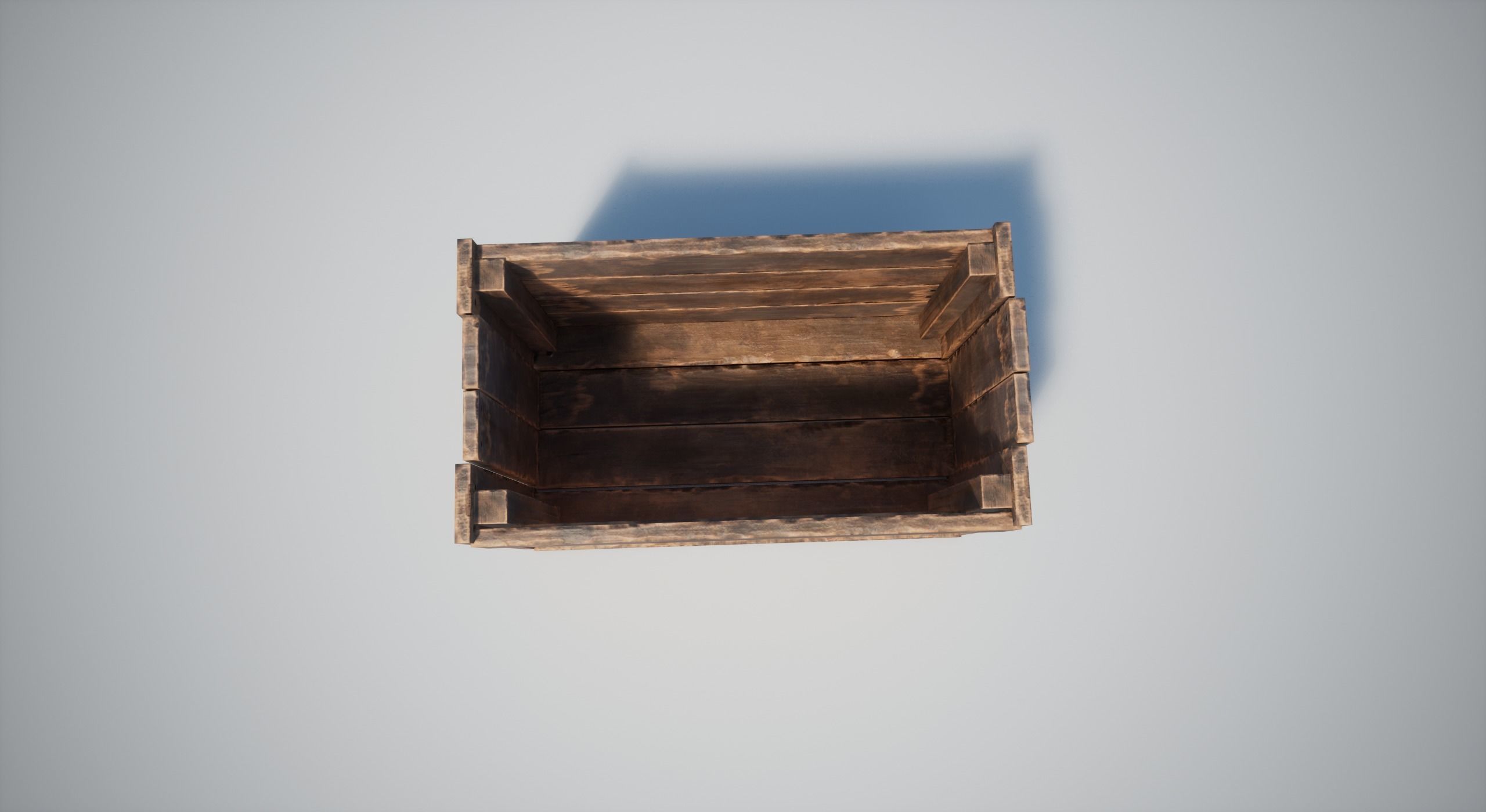 Wooden Crates Low-poly 3D model_8