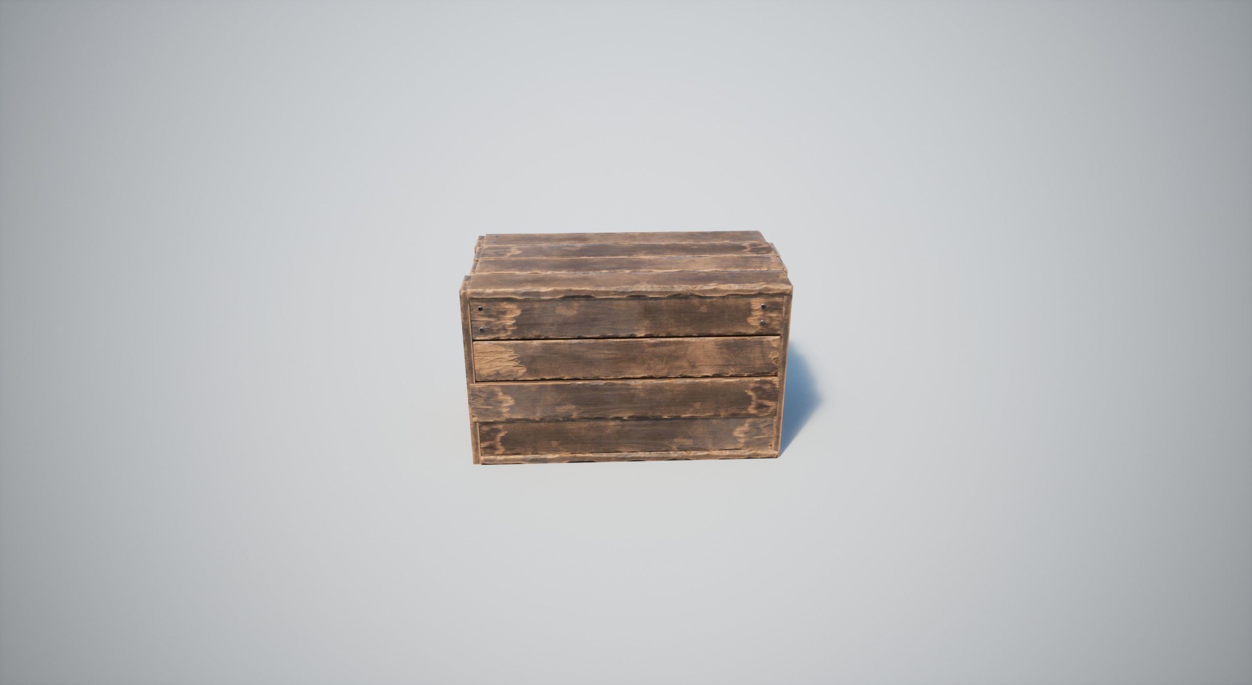 Wooden Crates Low-poly 3D model_4