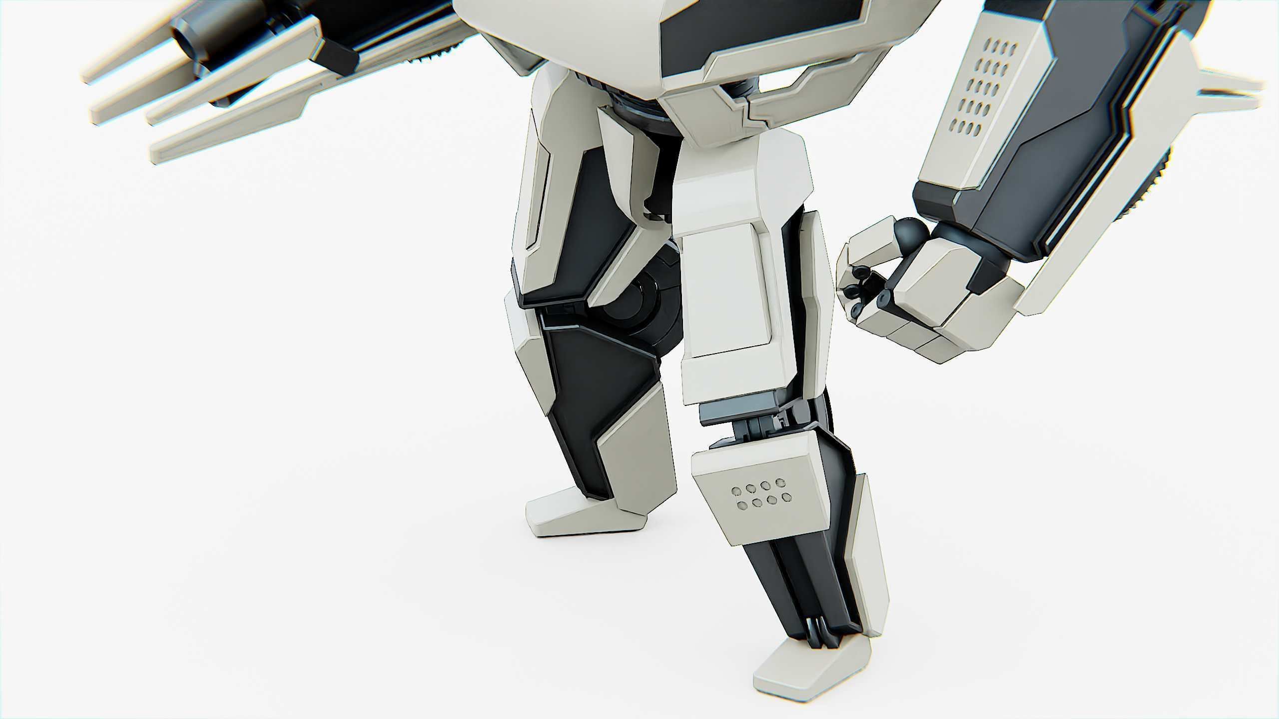 BATTLE DROID S-200 Rigged for Unreal Engine - Unity - MIXAMO 3D model_29