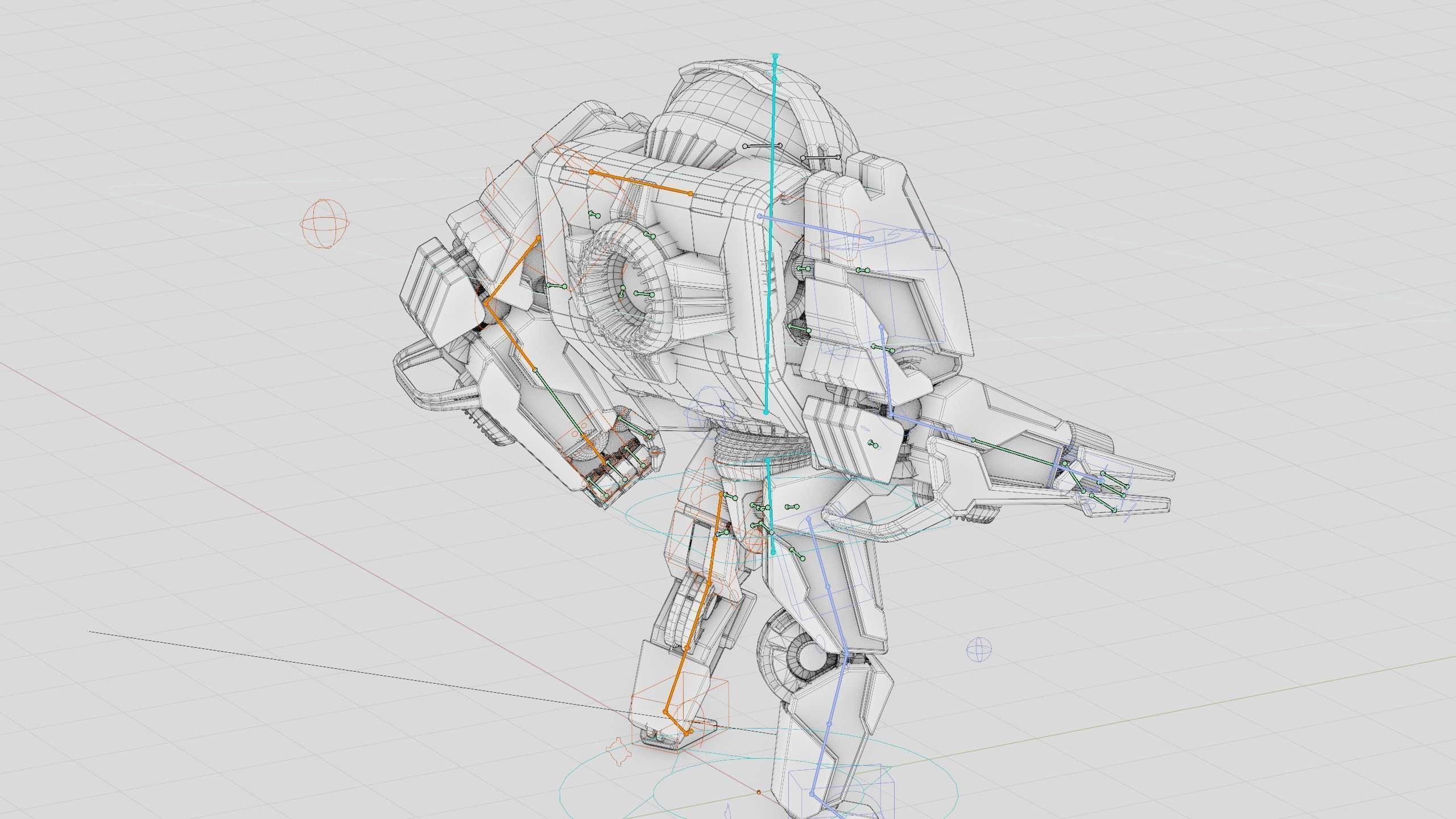 BATTLE DROID S-200 Rigged for Unreal Engine - Unity - MIXAMO 3D model_41