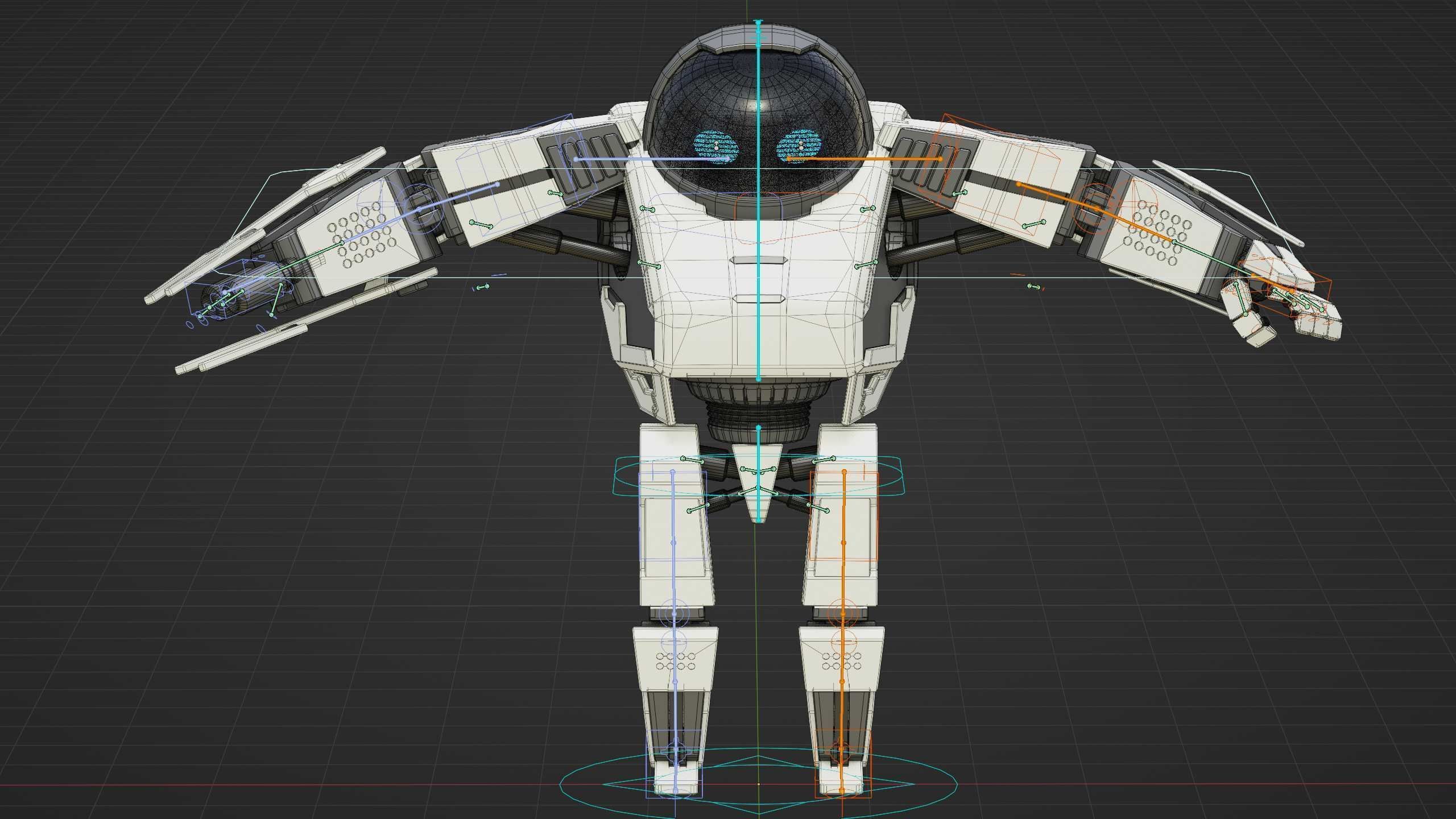 BATTLE DROID S-200 Rigged for Unreal Engine - Unity - MIXAMO 3D model_39