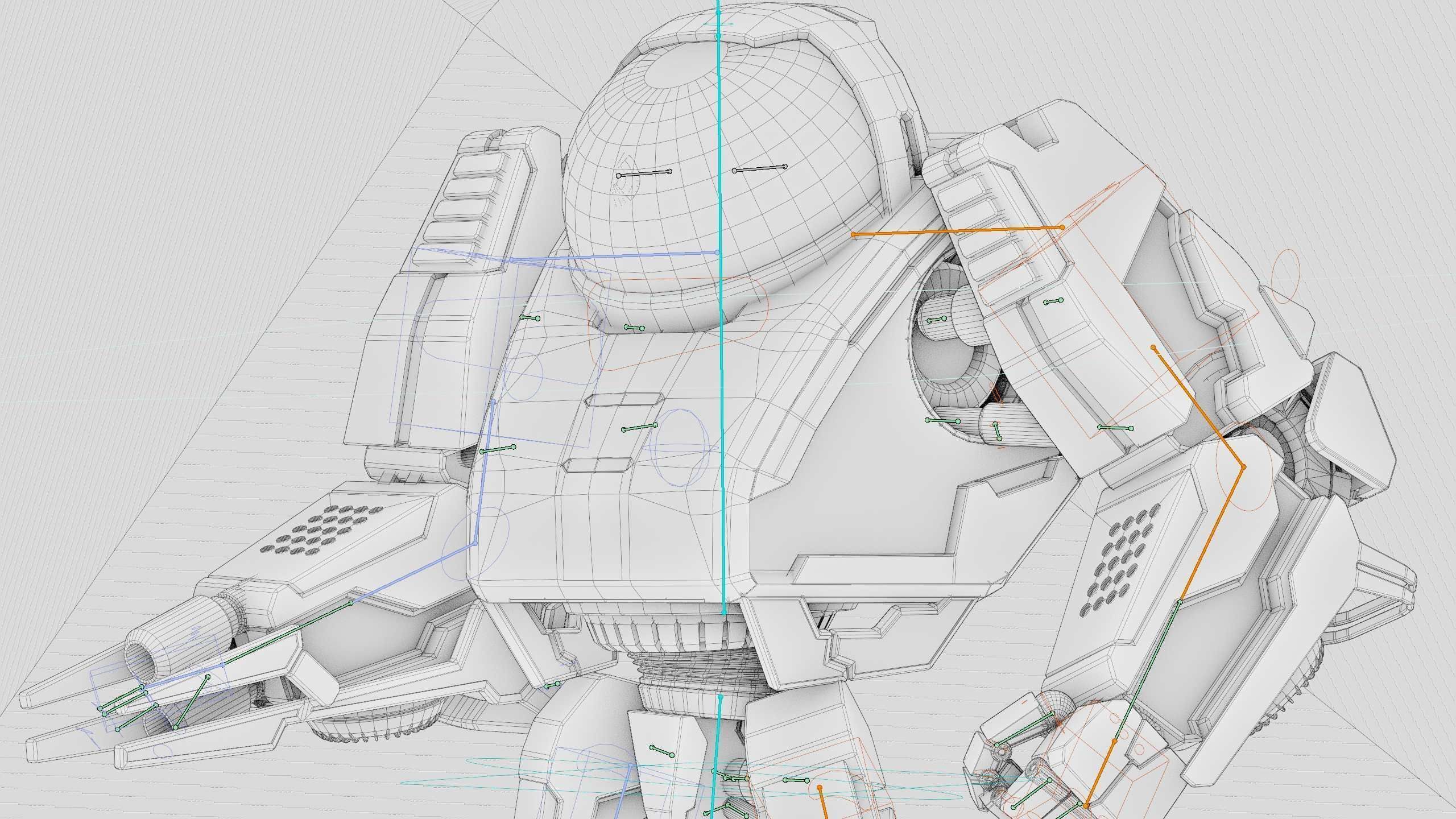 BATTLE DROID S-200 Rigged for Unreal Engine - Unity - MIXAMO 3D model_42