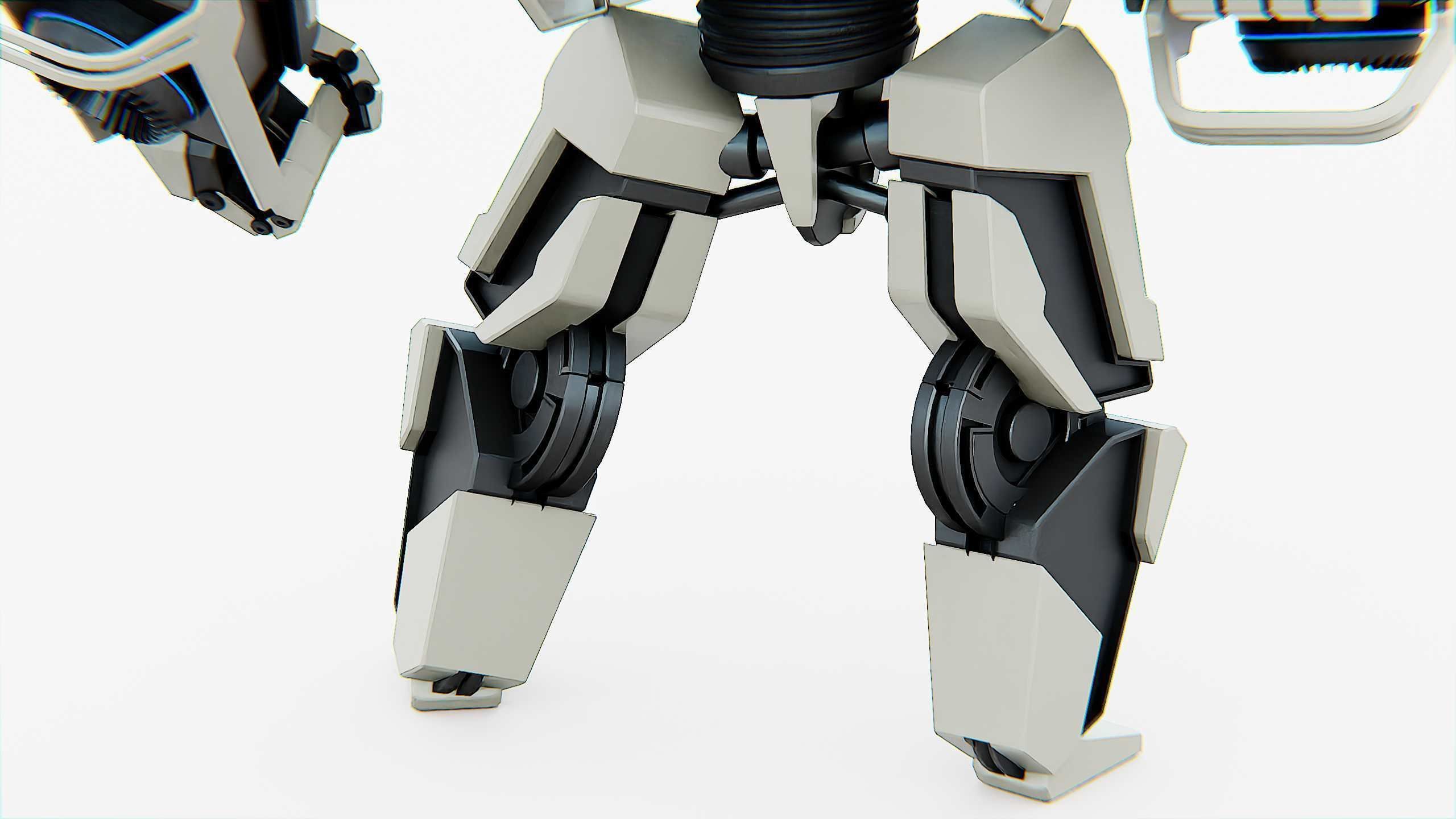 BATTLE DROID S-200 Rigged for Unreal Engine - Unity - MIXAMO 3D model_26