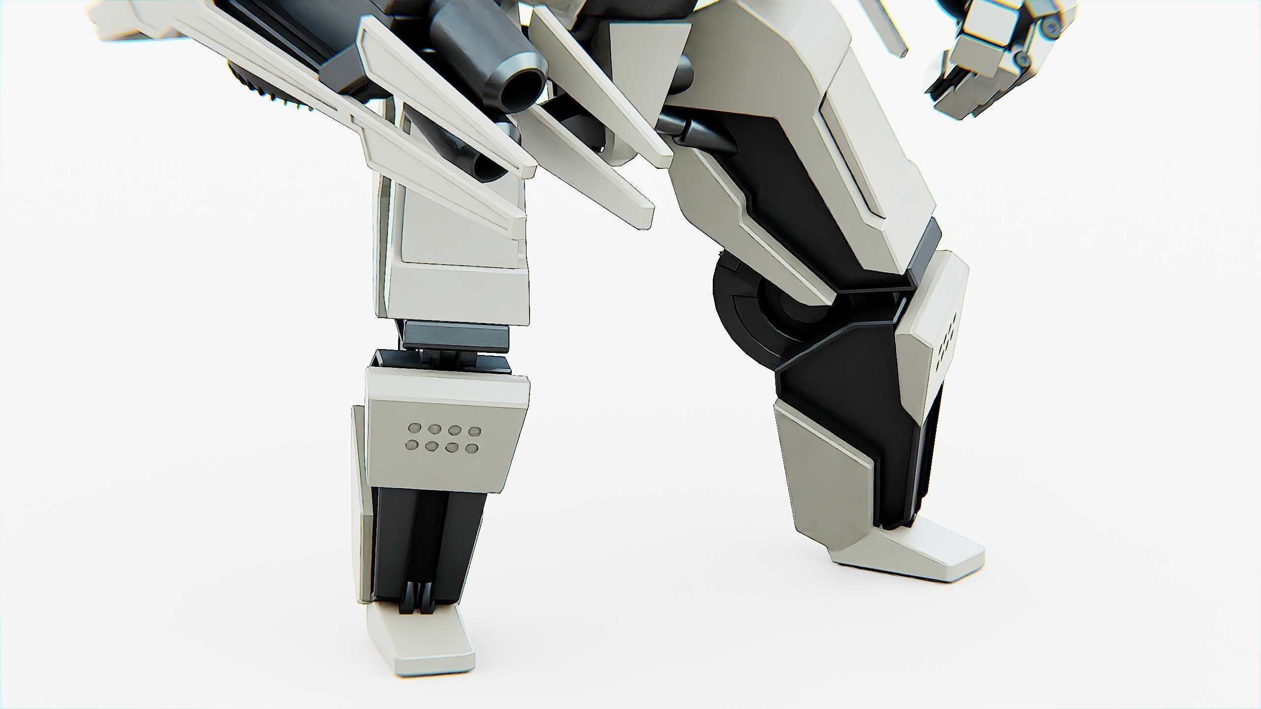 BATTLE DROID S-200 Rigged for Unreal Engine - Unity - MIXAMO 3D model_25