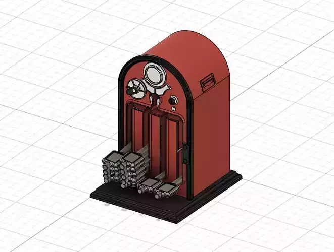 Model Railway Token Machine 3D print model