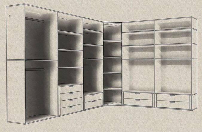 dressing room  Free 3D model