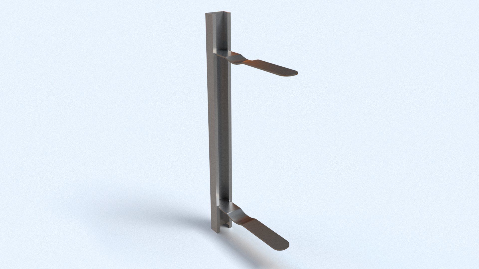 Stainless Brick Tie Channel and Wall Ties Low-poly 3D model_11