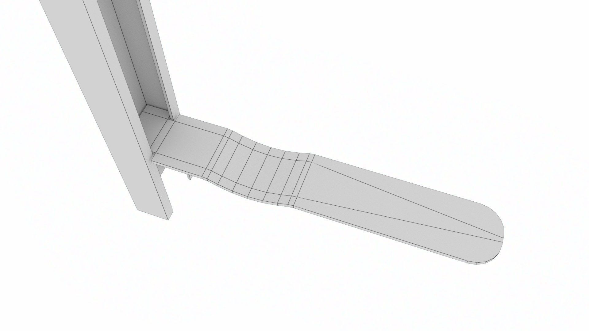 Stainless Brick Tie Channel and Wall Ties Low-poly 3D model_21