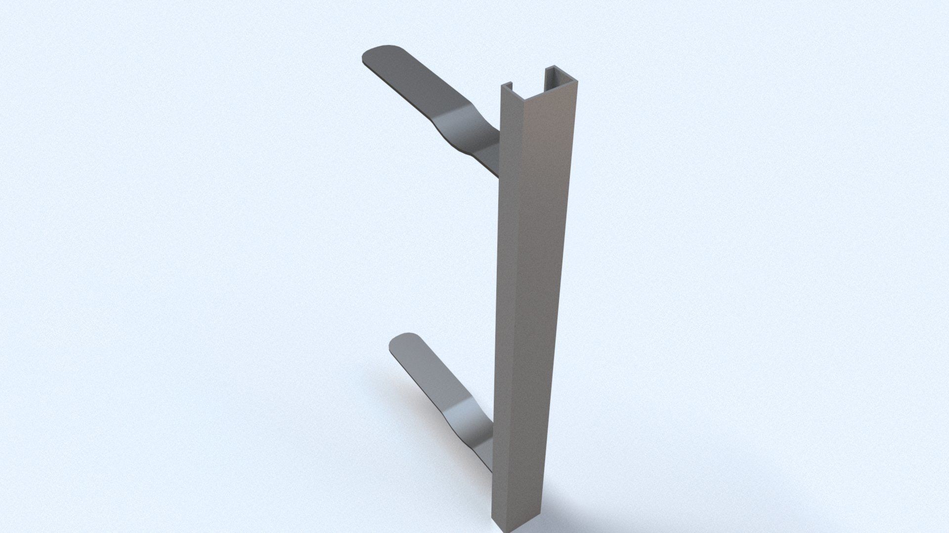 Stainless Brick Tie Channel and Wall Ties Low-poly 3D model_5