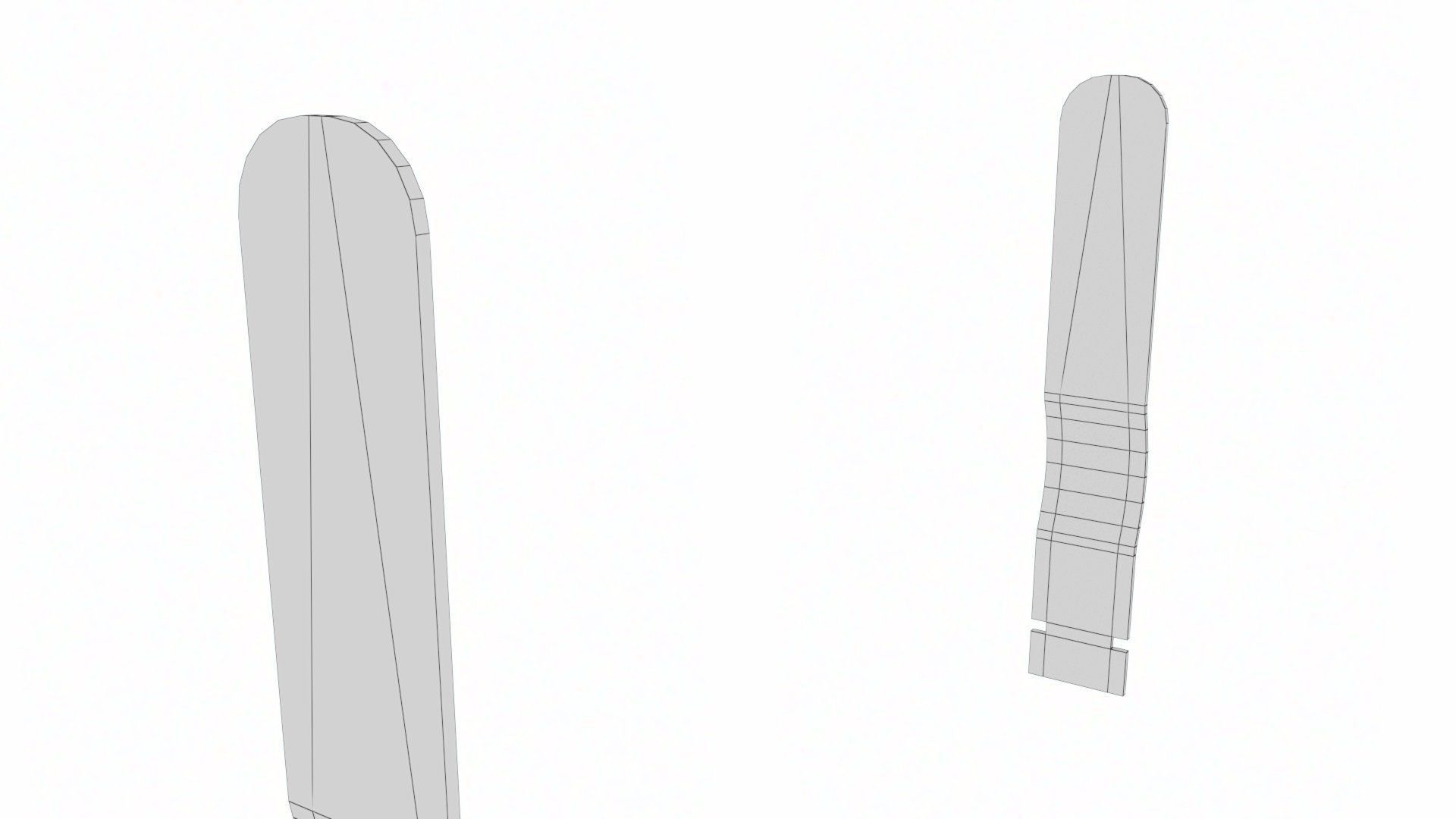 Stainless Brick Tie Channel and Wall Ties Low-poly 3D model_37