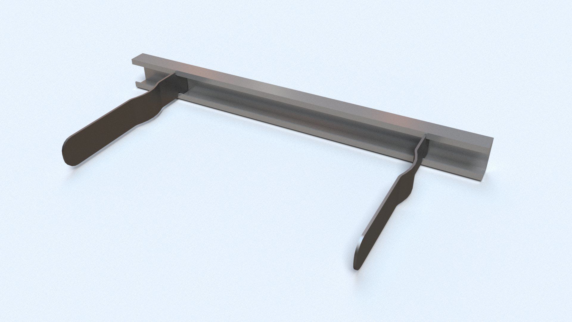 Stainless Brick Tie Channel and Wall Ties Low-poly 3D model_16