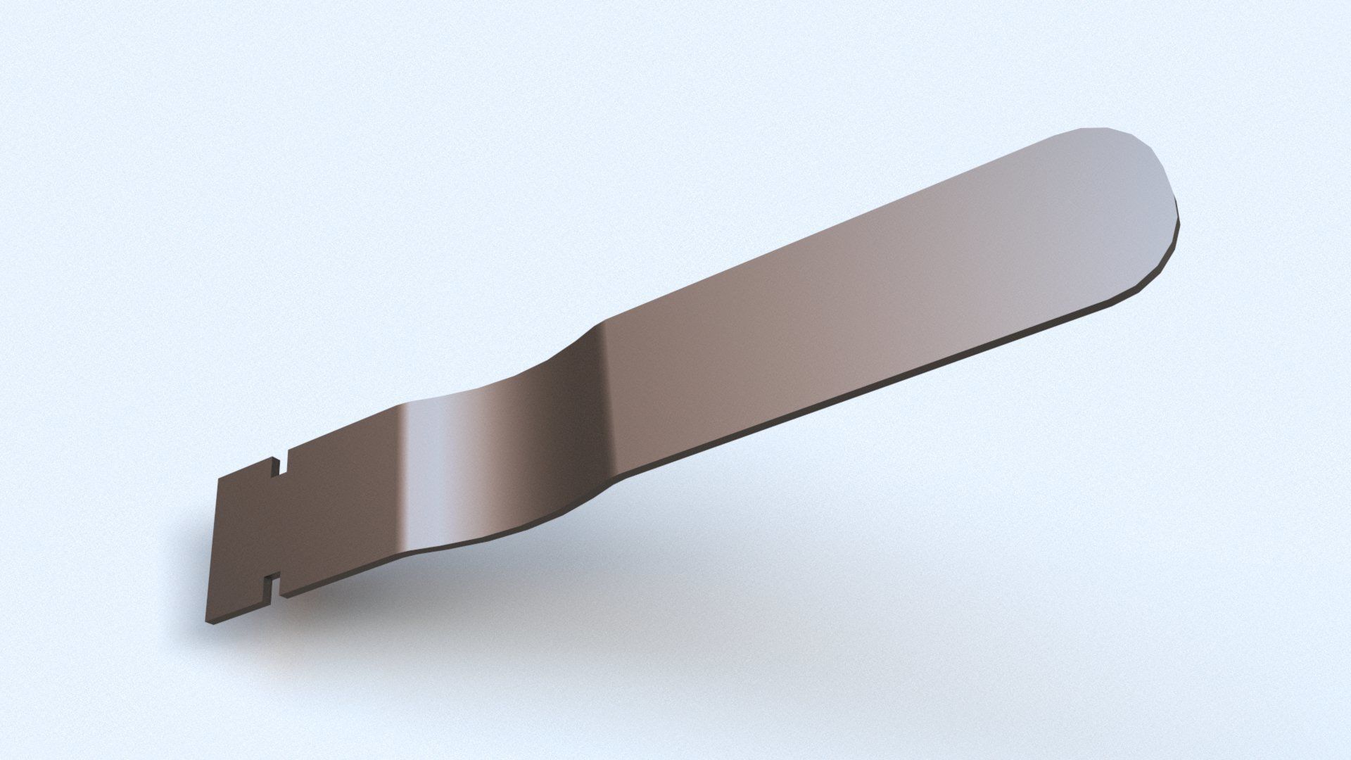 Stainless Brick Tie Channel and Wall Ties Low-poly 3D model_3