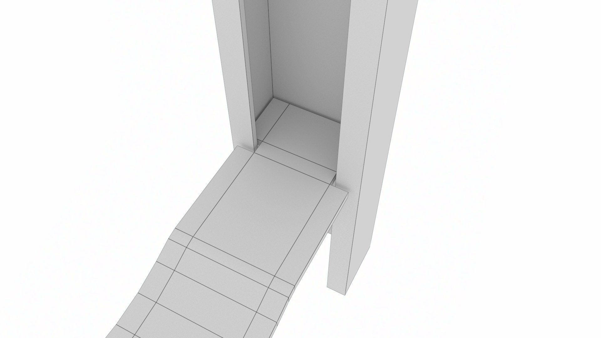 Stainless Brick Tie Channel and Wall Ties Low-poly 3D model_23