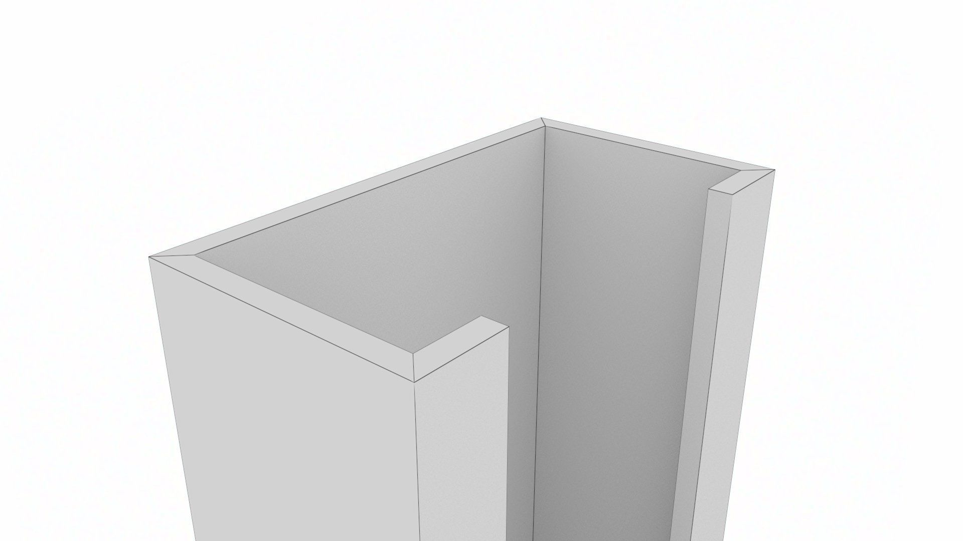 Stainless Brick Tie Channel and Wall Ties Low-poly 3D model_28